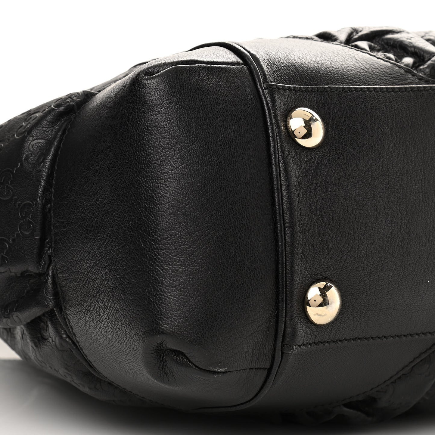 Guccissima Large Full Moon Tote Black