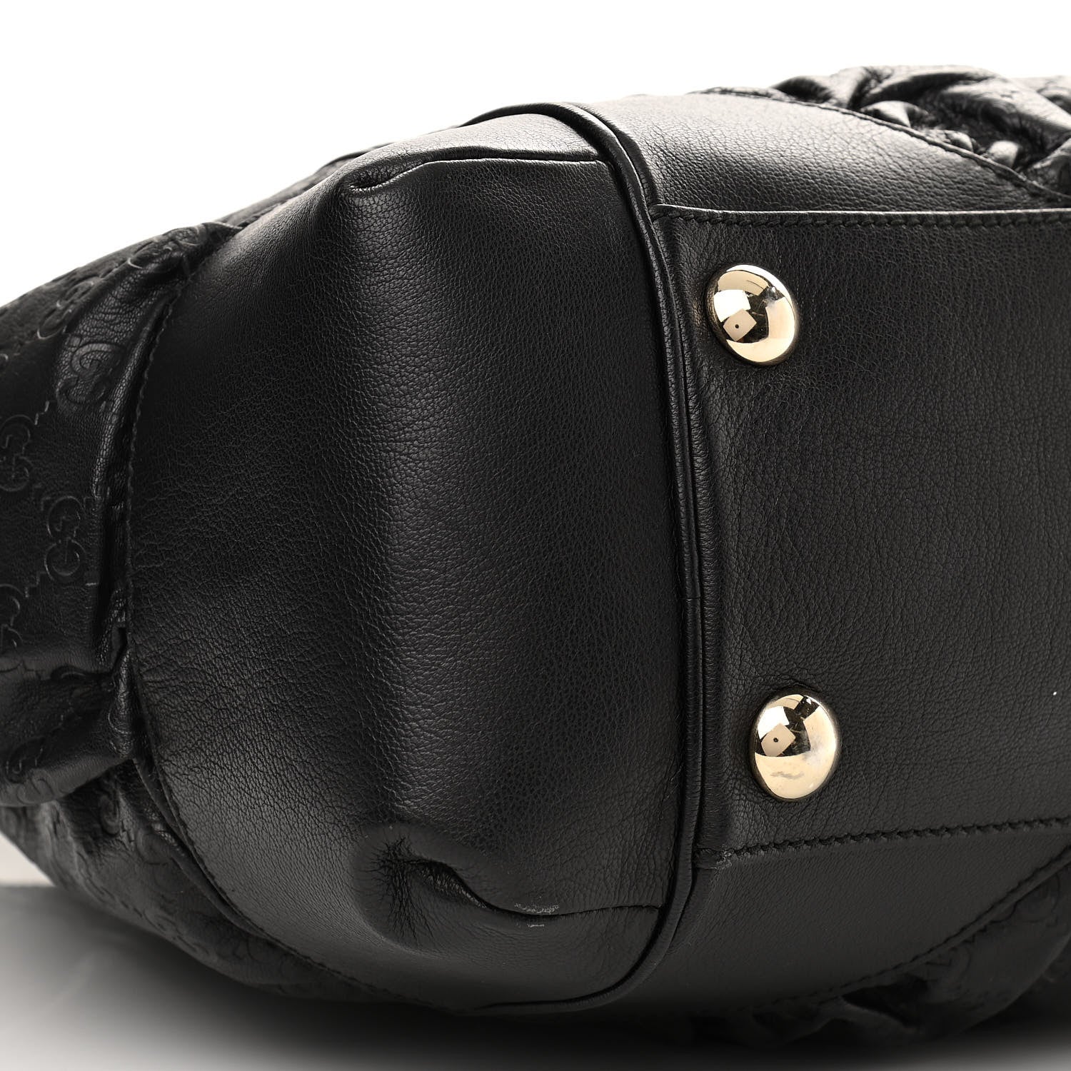 Gucci Guccissima Large Full Moon Tote Black 4 of 11