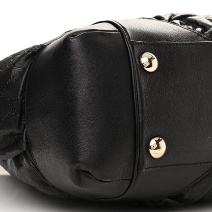 Gucci Guccissima Large Full Moon Tote Black 4 of 11