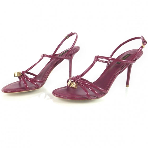Ingrid Strappy Heels Raspberry Pink