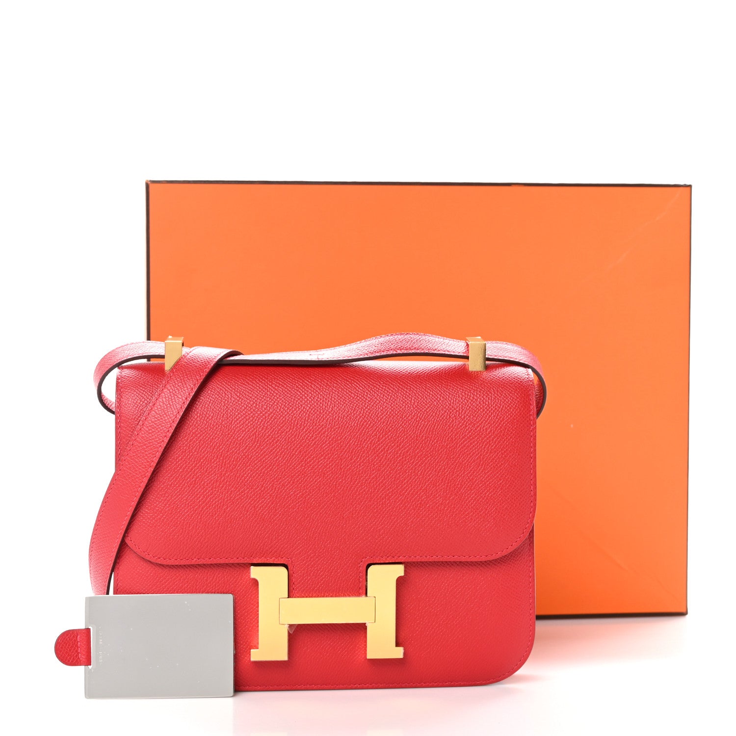 Hermes Epsom Constance 1-24 Rouge Casaque 12 of 12