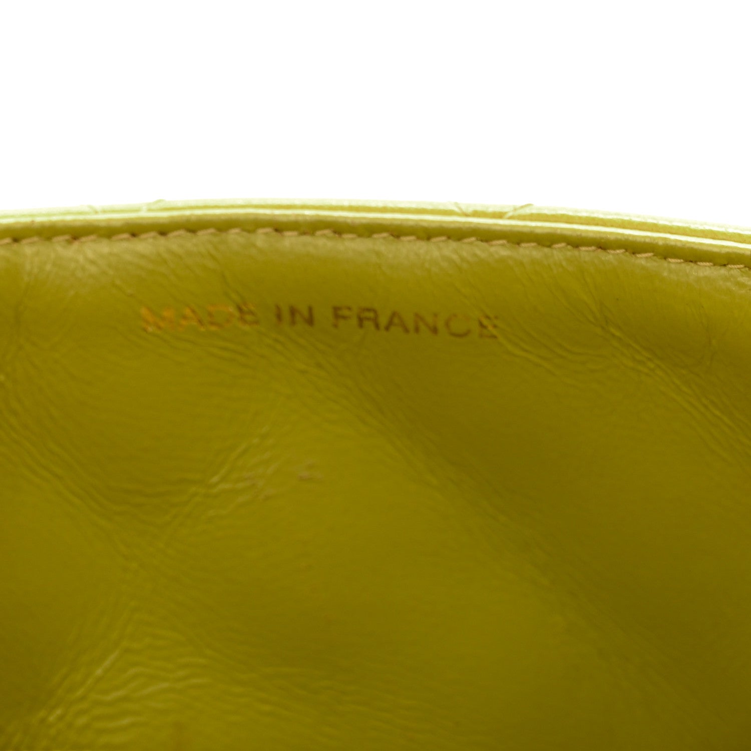 Chanel Lambskin Quilted Mini Square Flap Green 6 of 10