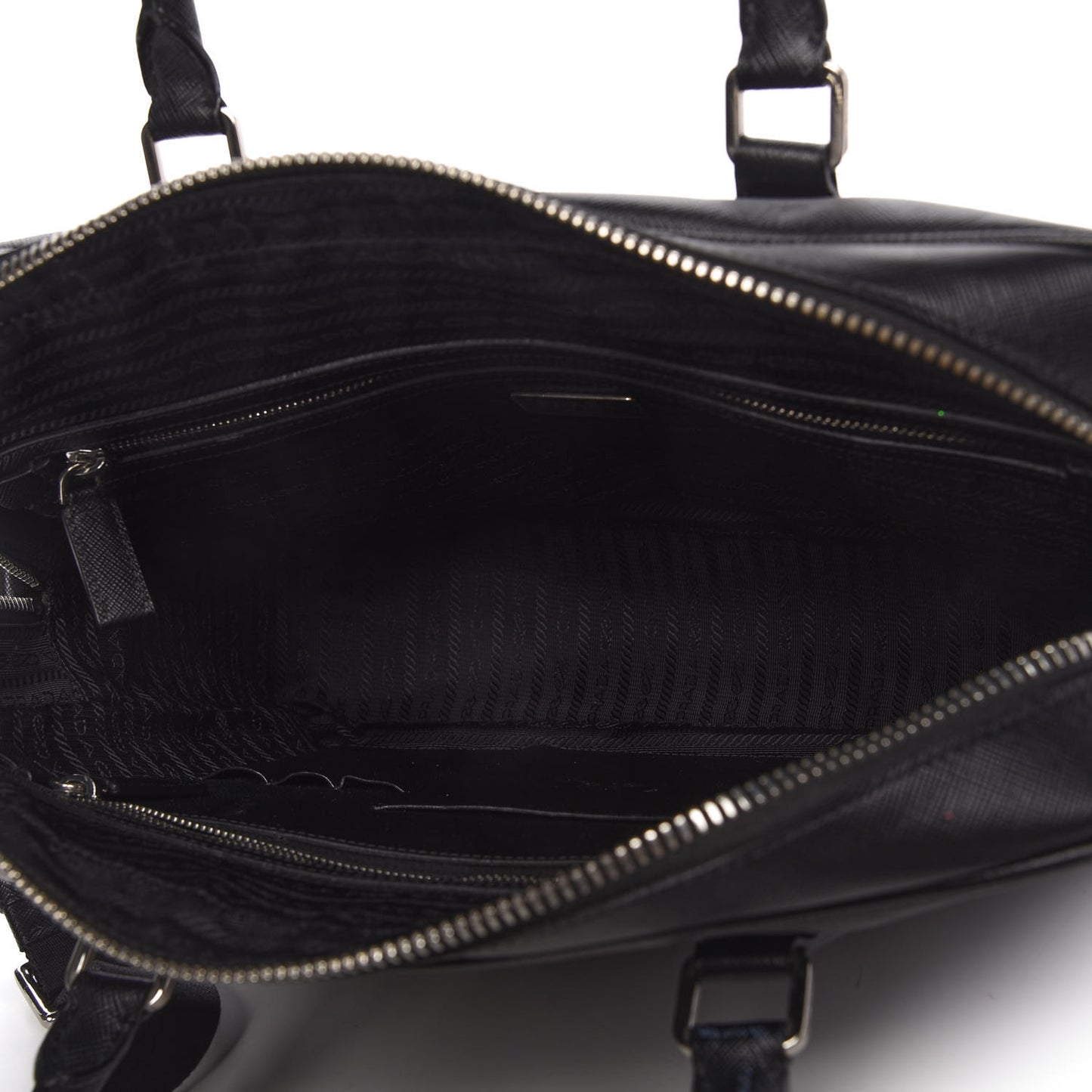 Saffiano Travel Briefcase Black