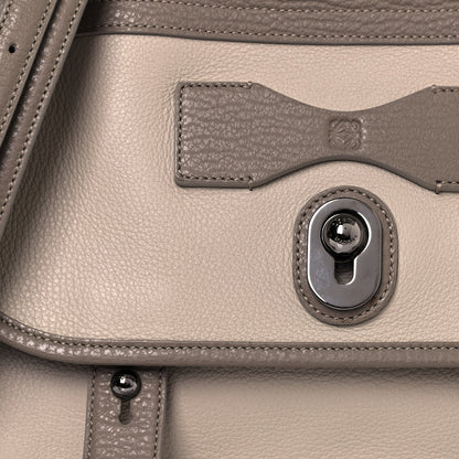Loewe Calfskin Top Handle Messenger Beige Taupe 6 of 13