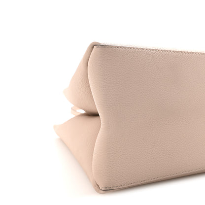 Louis Vuitton Grained Calfskin Lockme Shopper Greige 8 of 10