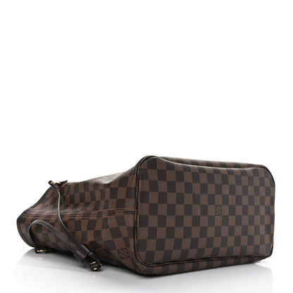 Louis Vuitton Damier Ebene Neo Neverfull MM Rose Ballerine 5 of 10