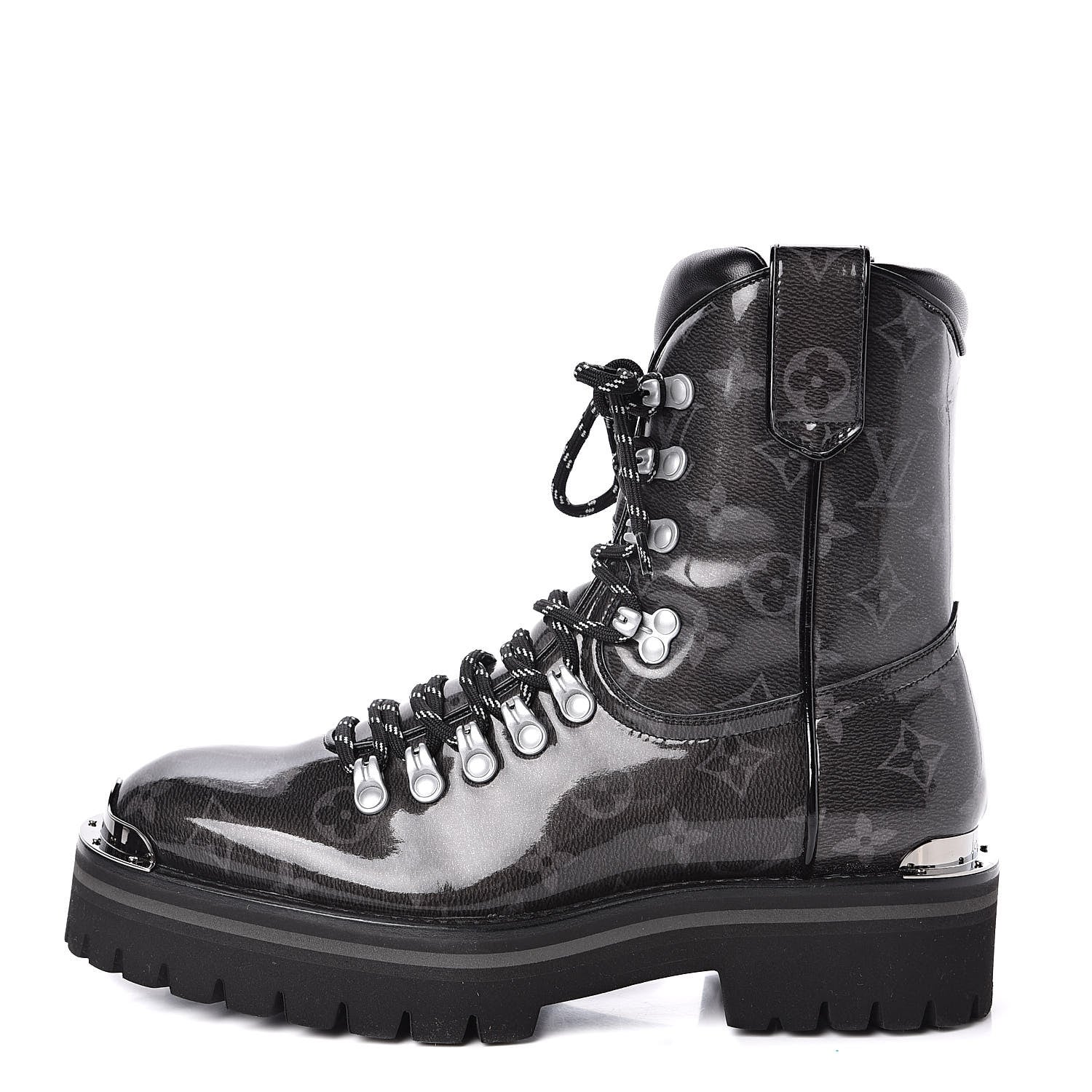 Louis Vuitton Monogram Eclipse Glaze Mens Outland Ankle Boots 5 1 of 8