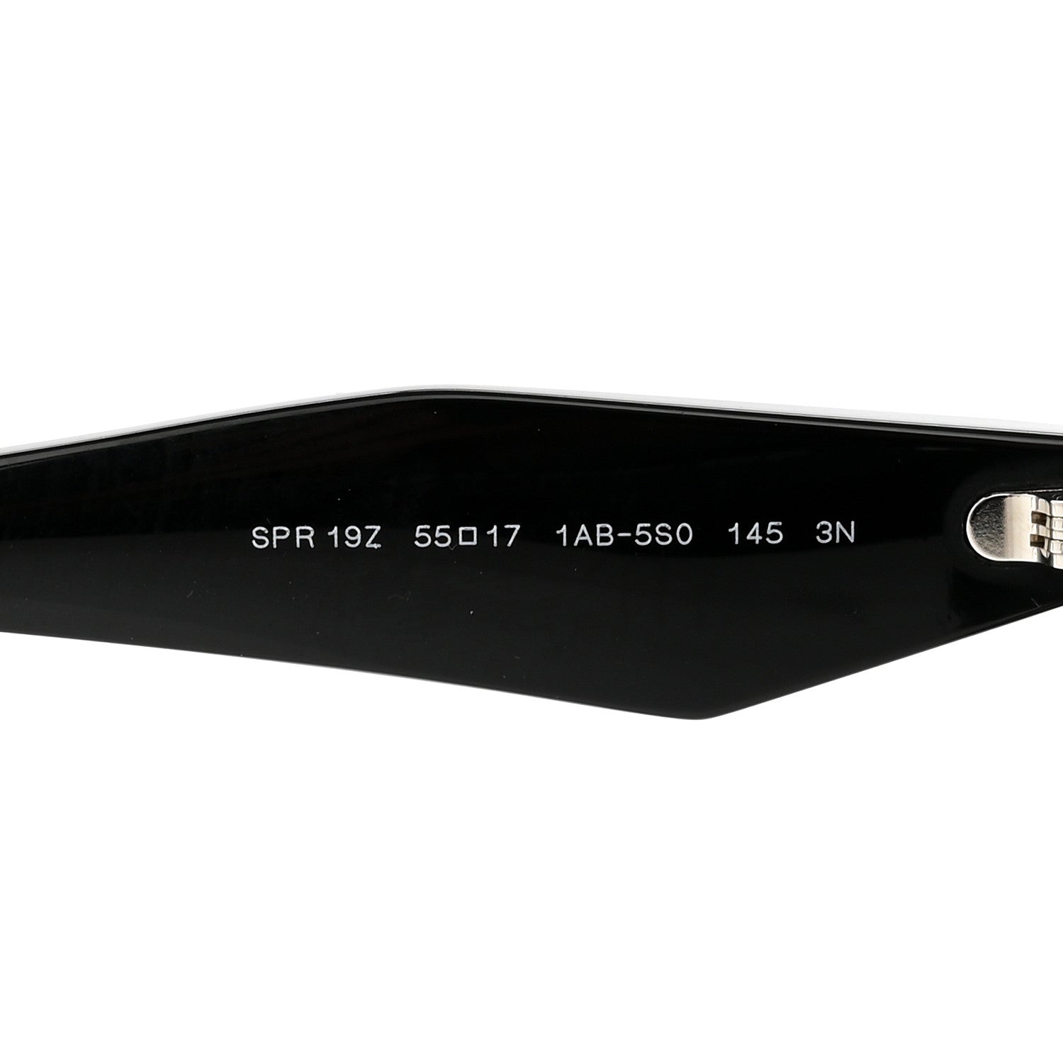 Prada Acetate Symbole Sunglasses SPR 19Z Black 5 of 10