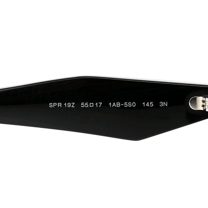 Prada Acetate Symbole Sunglasses SPR 19Z Black 5 of 10