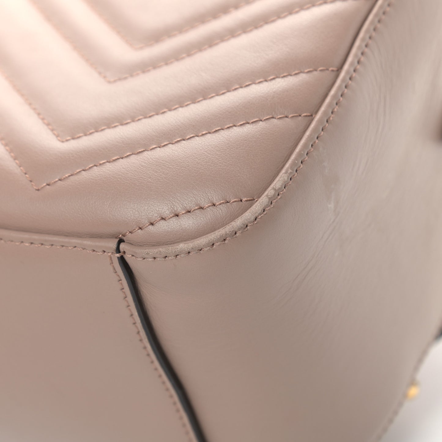Calfskin Matelasse GG Marmont Dome Backpack Porcelain Rose