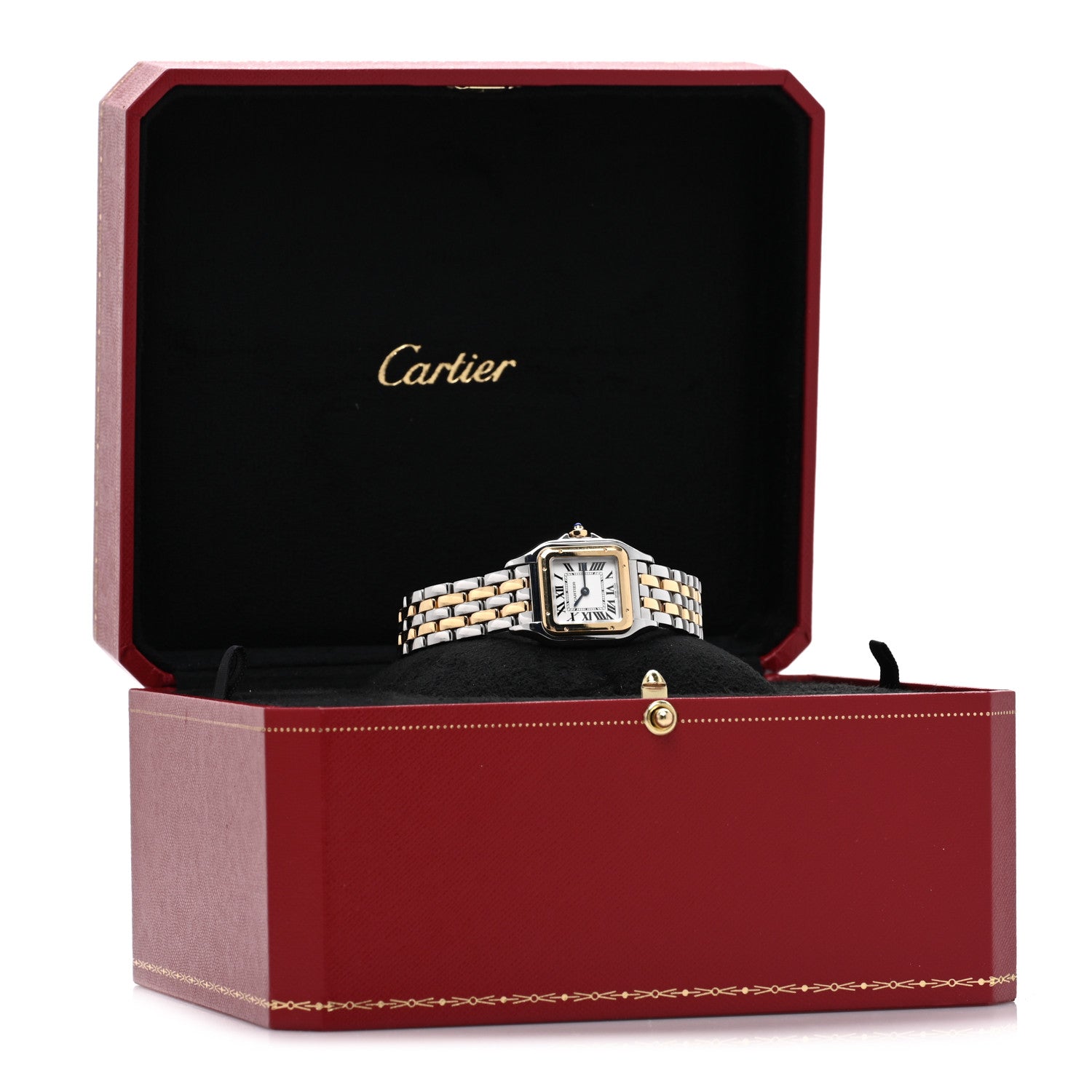Cartier Stainless Steel 18K Yellow Gold 22mm Panthere Quartz Watch 5 of 5