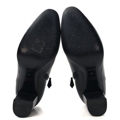 Hermes Calfskin Saint Germain Ankle Boots 37 Black 6 of 9