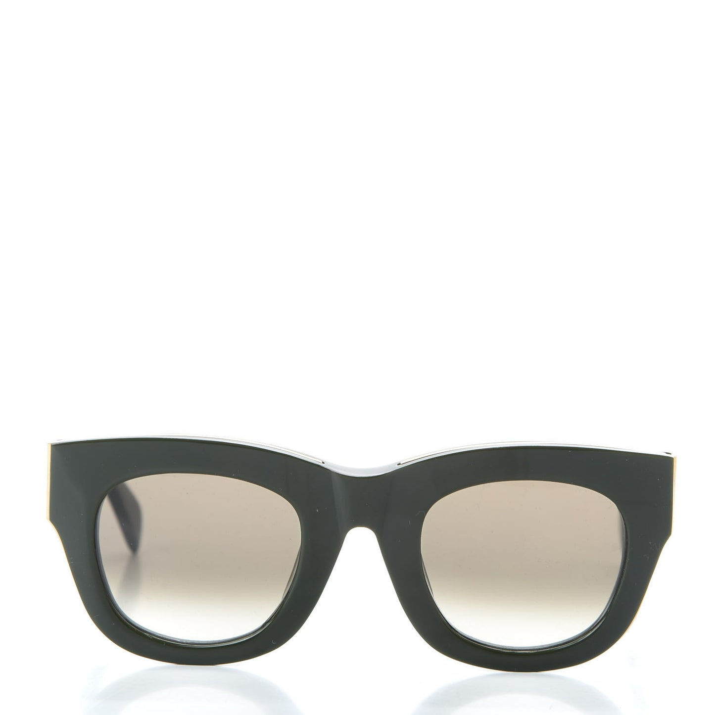 Acetate Strat Brow Sunglasses CL 41102/F Dark Green