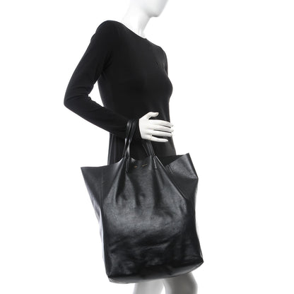 Celine Smooth Lambskin Vertical Cabas Black 2 of 9