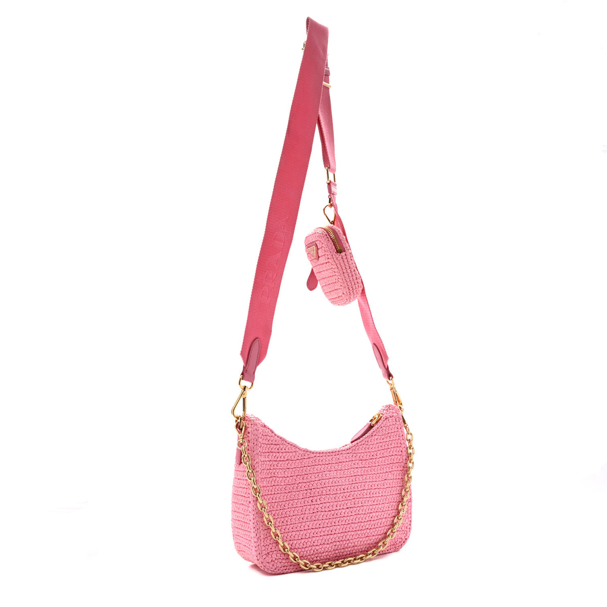 Yarn Raffia Effect Crochet Re-Edition 2005 Shoulder Bag Petalo