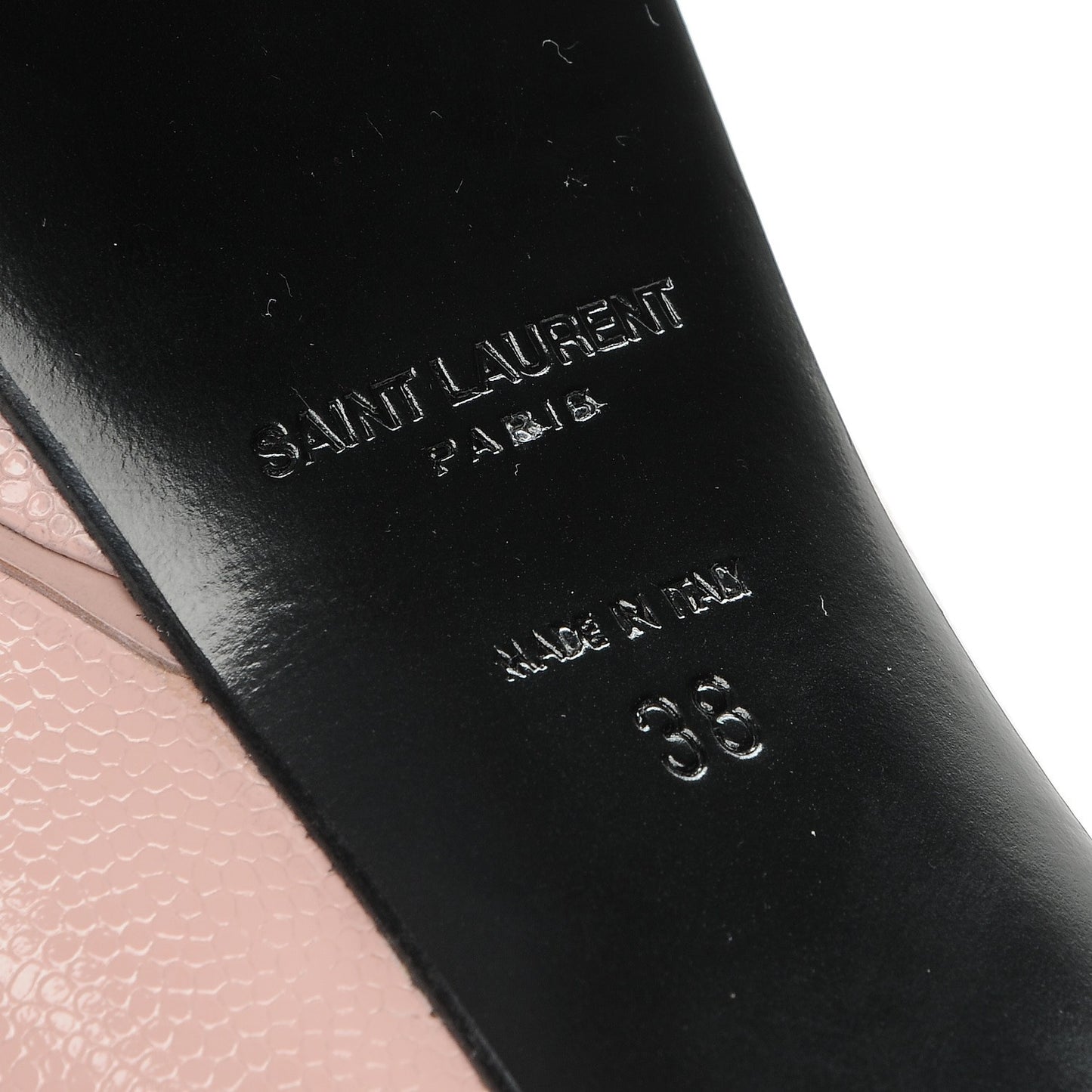 Patent Grain de Poudre Janis 80 Pumps 38 Dusty Rose
