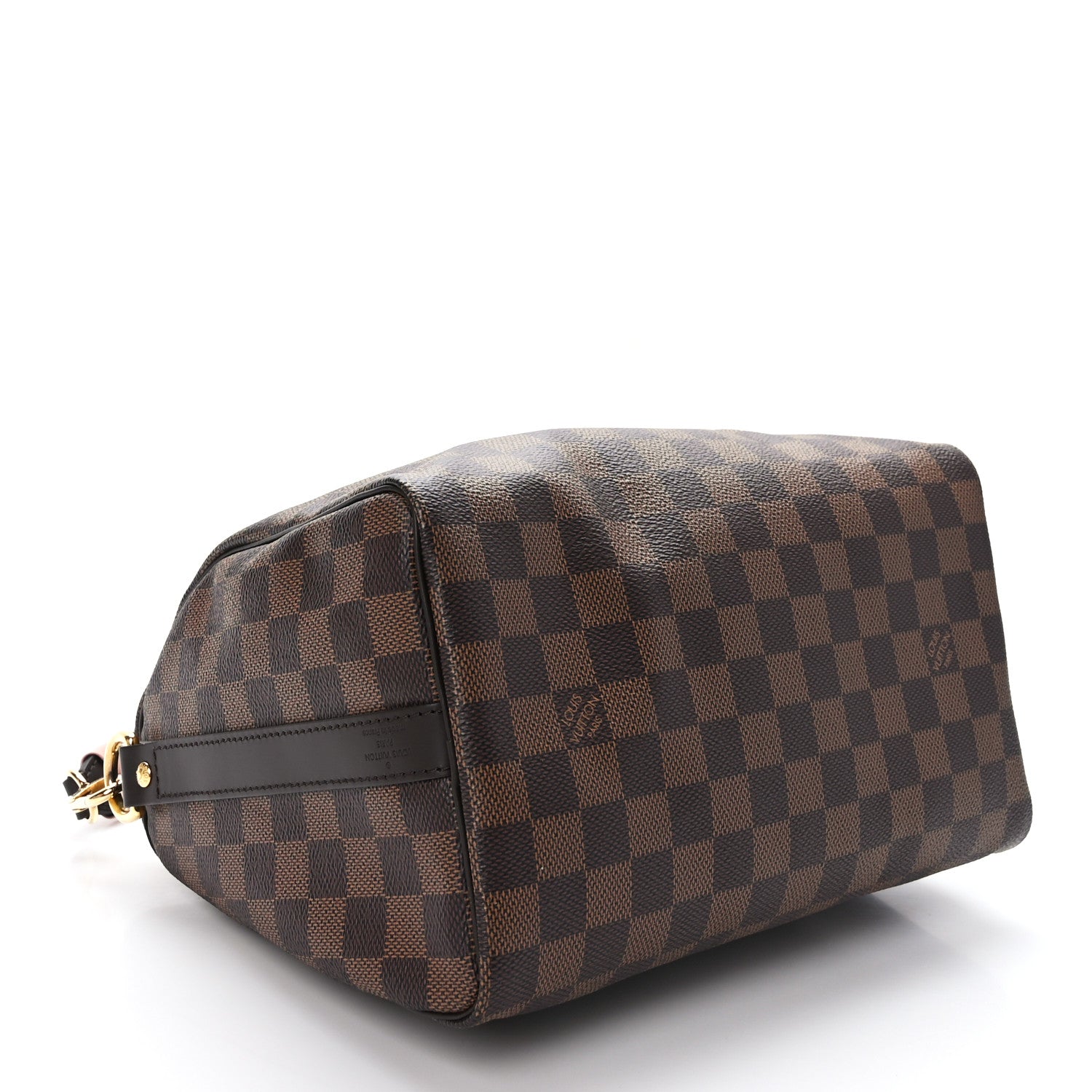 Louis Vuitton Damier Ebene Braided Speedy Bandouliere 25 Pink 4 of 10