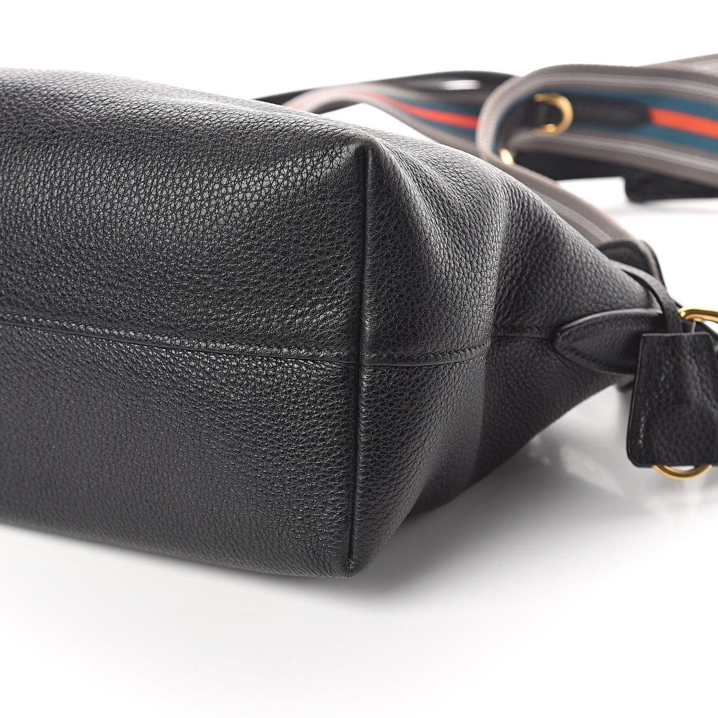 Vitello Daino Tote Black