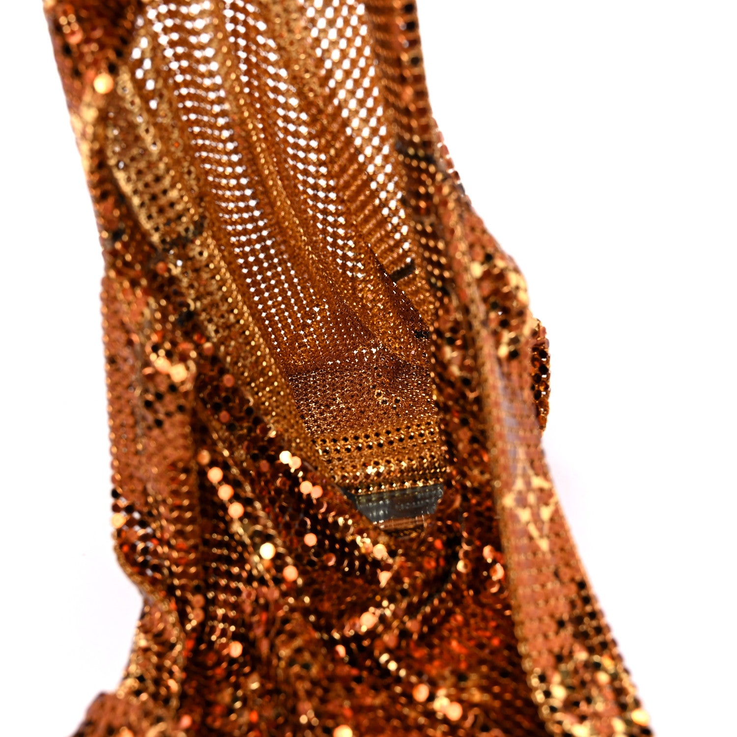 Louis Vuitton Monogram Mesh Metal Frances Gold 5 of 9