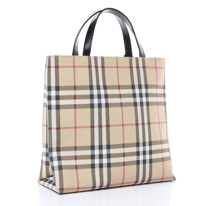 Burberry House Check Medium Tote Black 3 of 12