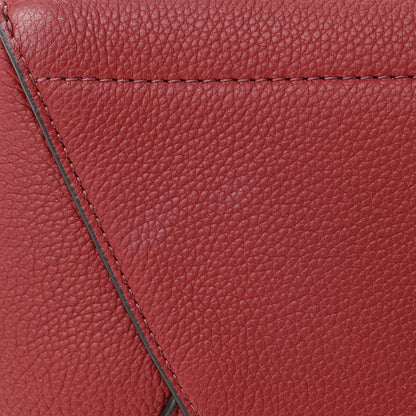 Celine Soft Grained Calfskin Sangle Bucket Bag Light Burgundy 10 of 14