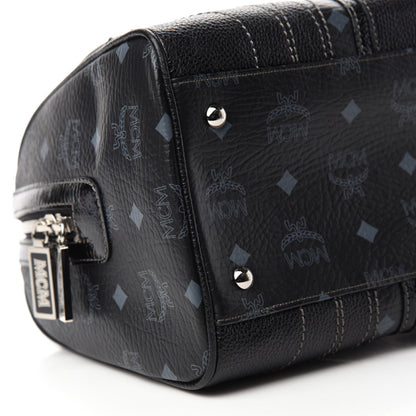 MCM Visetos Small Boston Bag Black 6 of 12