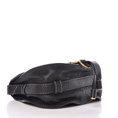 Chloe Calfskin Mini Marcie Round Crossbody Bag Black 4 of 9