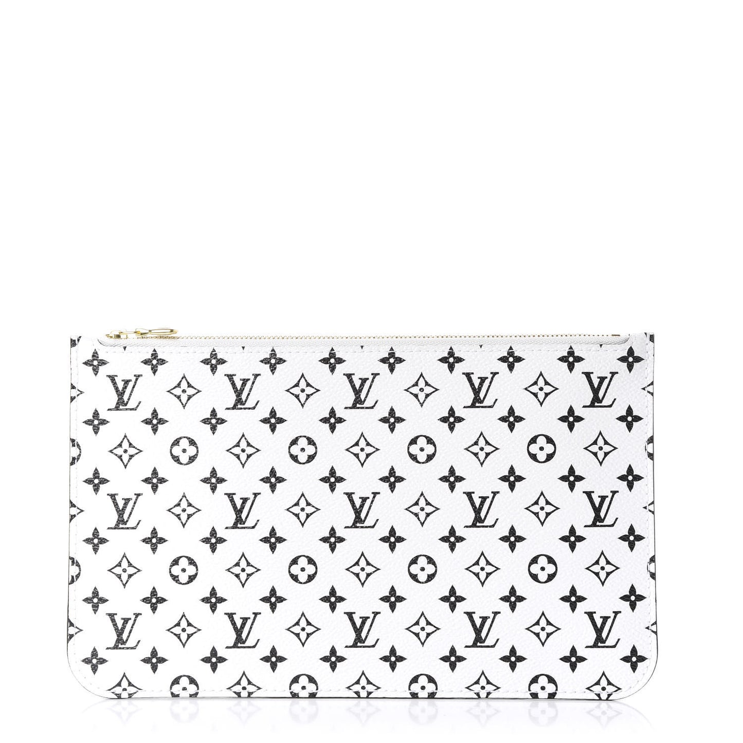Monogram Giant Neverfull MM GM Pochette White