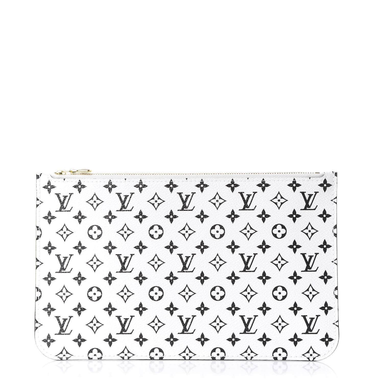 Louis Vuitton Monogram Giant Neverfull MM GM Pochette White 1 of 9
