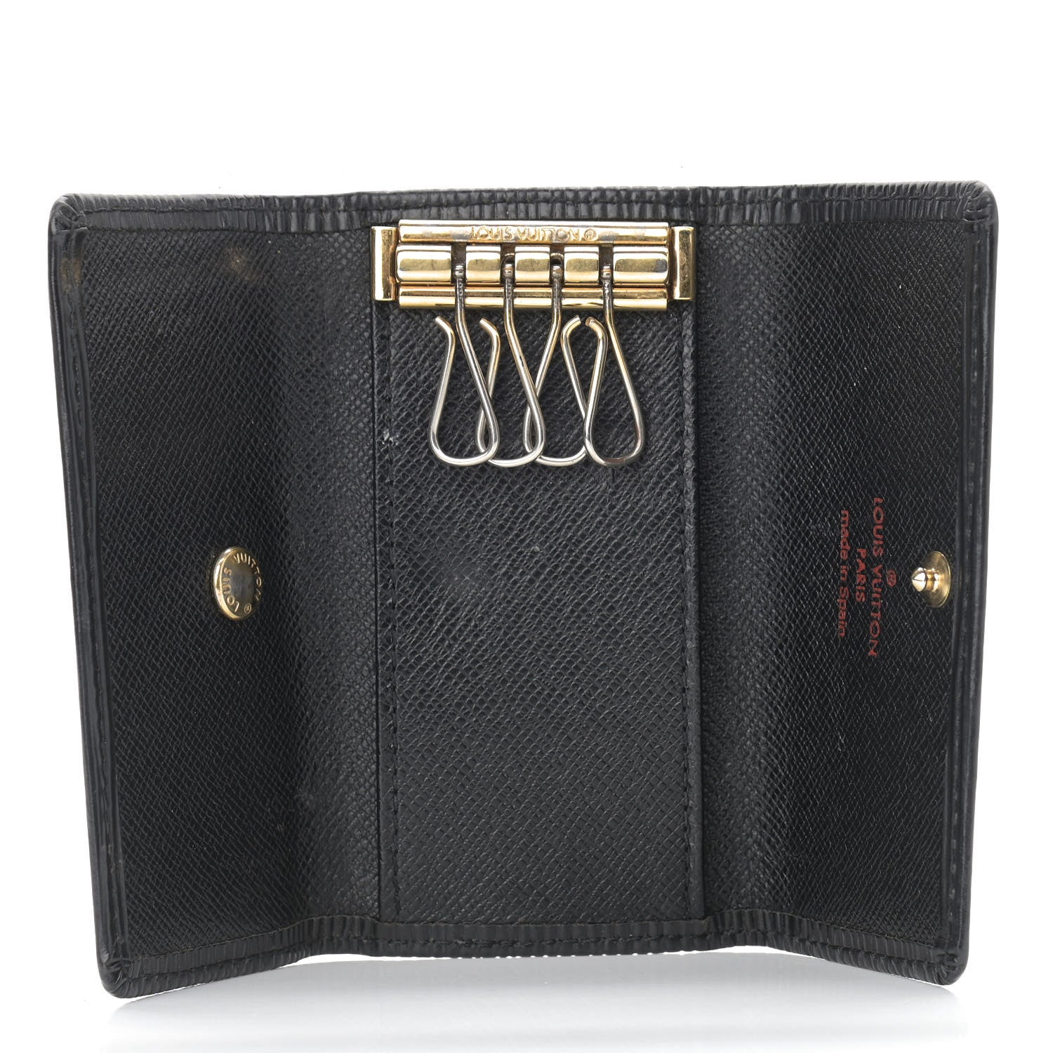 Louis Vuitton Epi Multicles 4 Key Holder Black 5 of 9