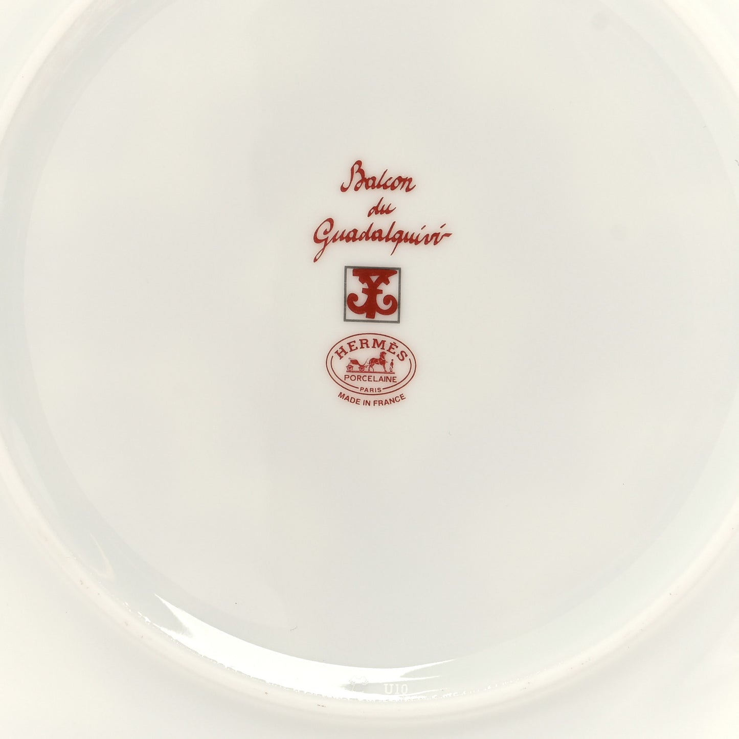Porcelain Balcon du Guadalquivir Plate Set of 2