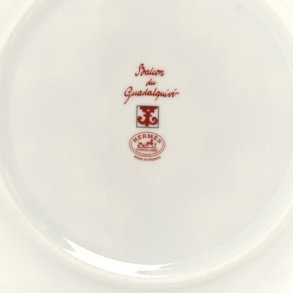 Hermes Porcelain Balcon du Guadalquivir Plate Set of 2 4 of 6
