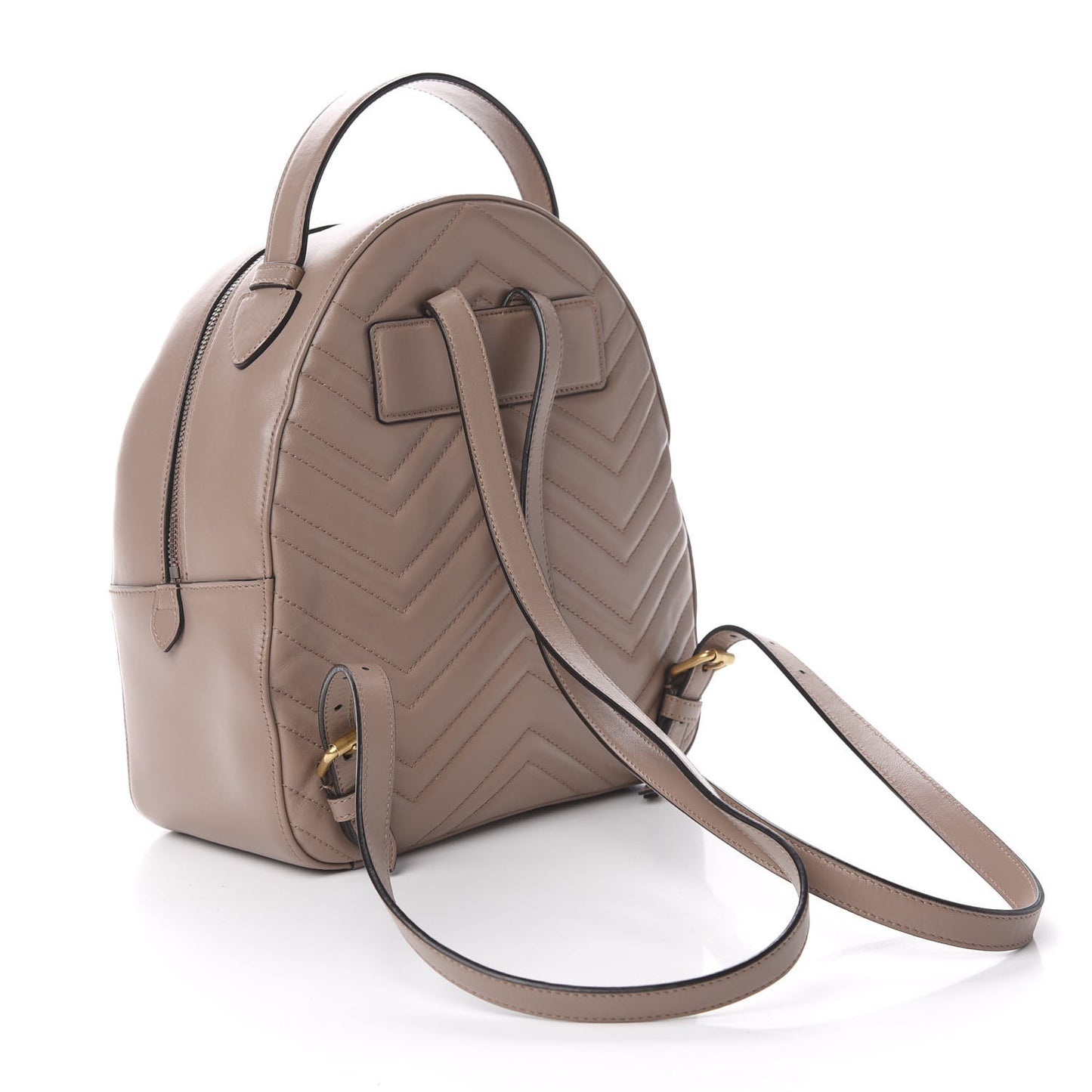 Calfskin Matelasse GG Marmont Dome Backpack Porcelain Rose