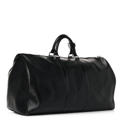 Louis Vuitton Epi Keepall 55 Black 2 of 20