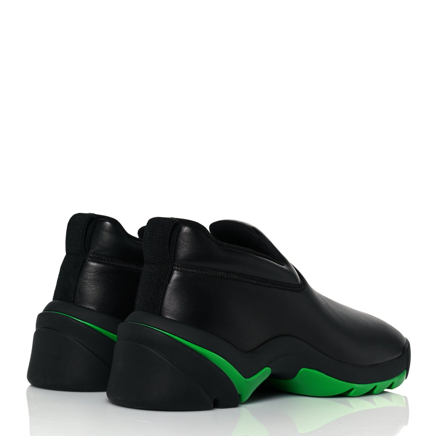 Nappa Mens Flash Slip On Sneakers 44 Black Grass