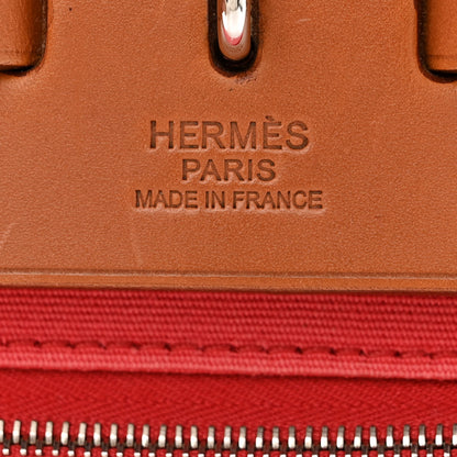 Hermes Vache Hunter Toile Herbag Zip 31 PM Rose Jaipur 8 of 14