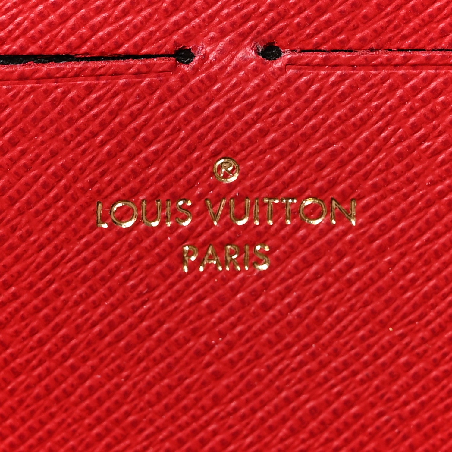 Louis Vuitton Damier Ebene Clemence Wallet Cherry 6 of 6