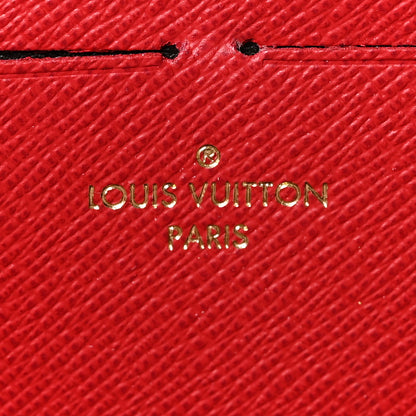 Louis Vuitton Damier Ebene Clemence Wallet Cherry 6 of 6