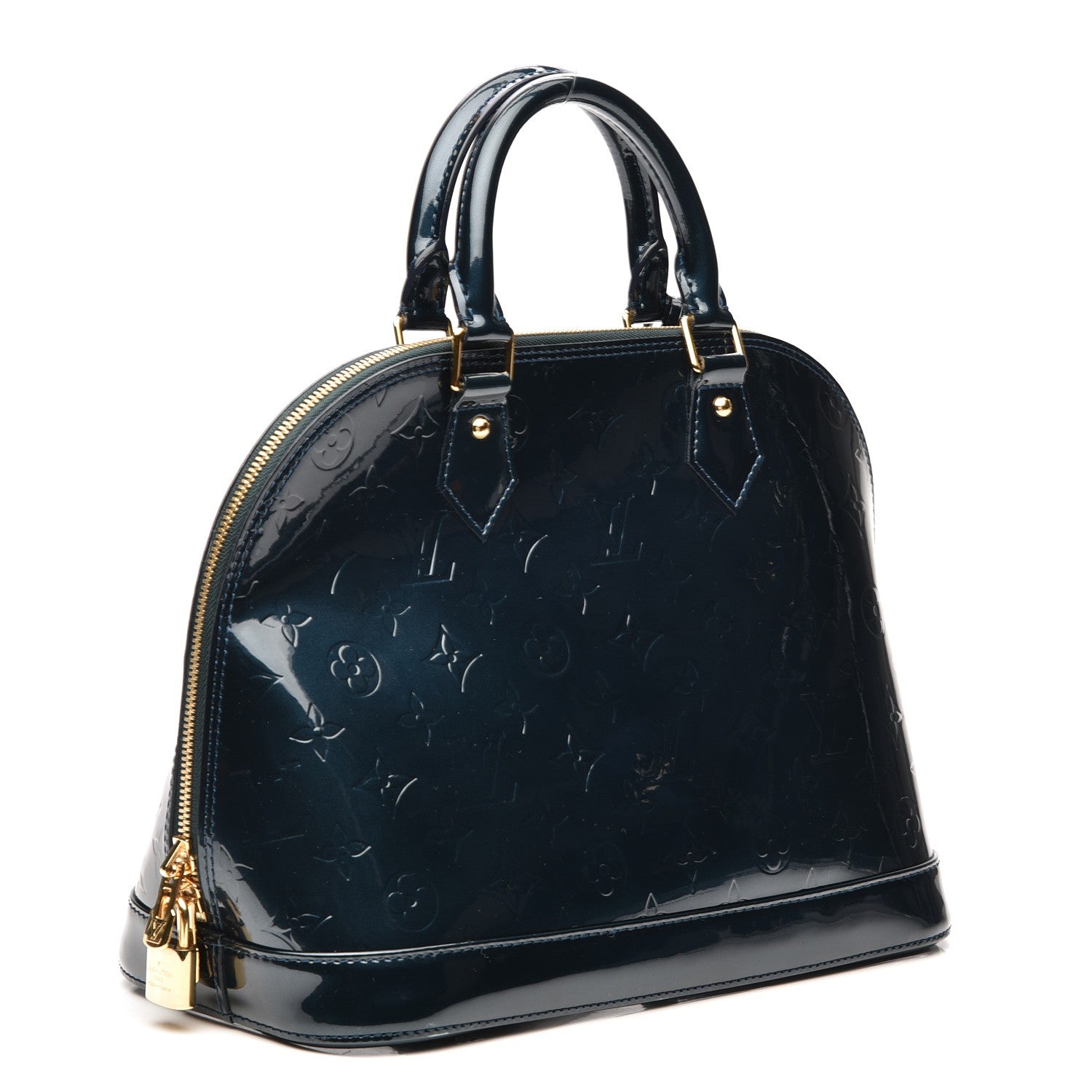 Louis Vuitton Vernis Alma PM Blue Nuit 3 of 6
