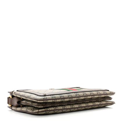 Gucci GG Supreme Monogram Web Medium Ophidia Shoulder Bag Beige New Acero 3 of 7