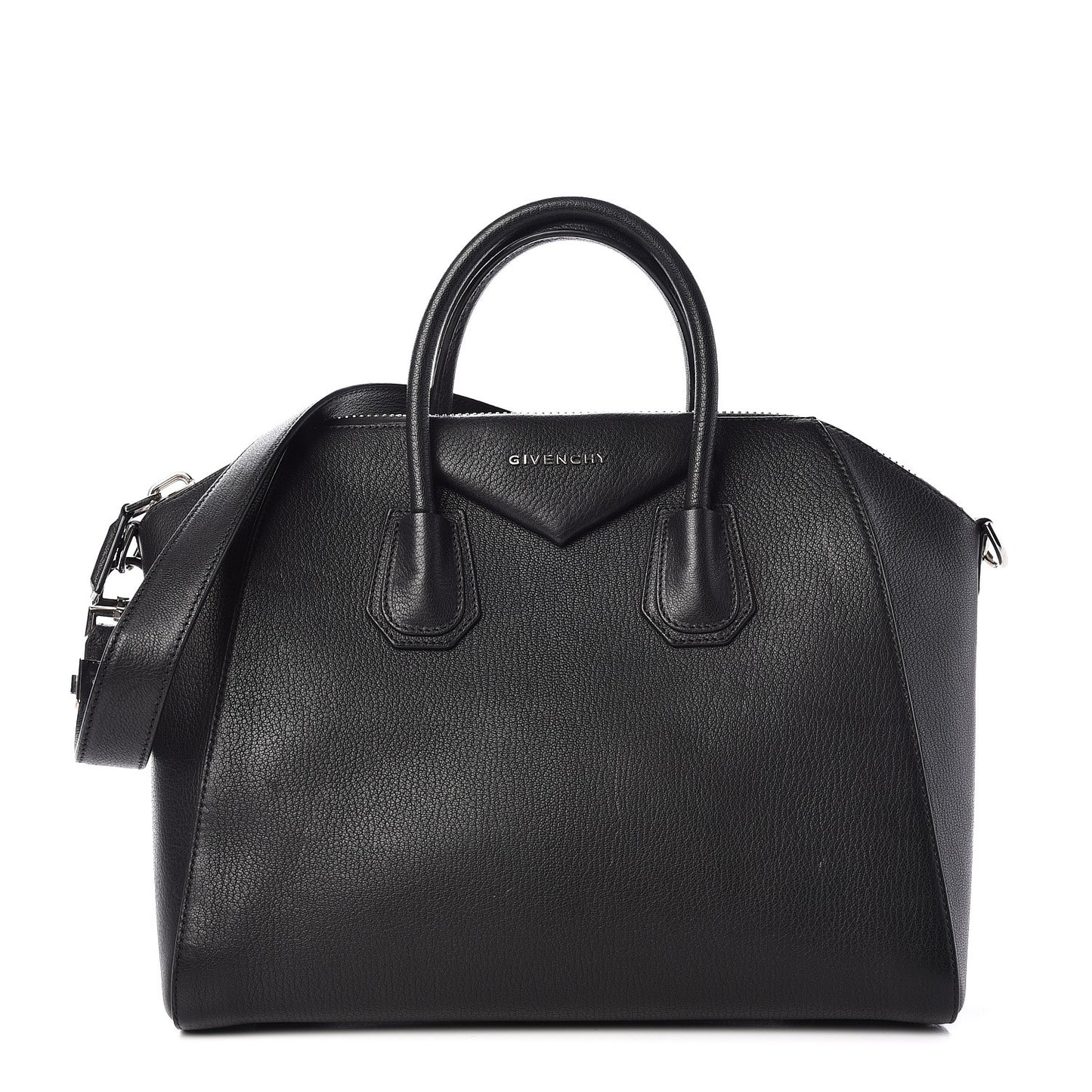 Sugar Goatskin Medium Antigona Black