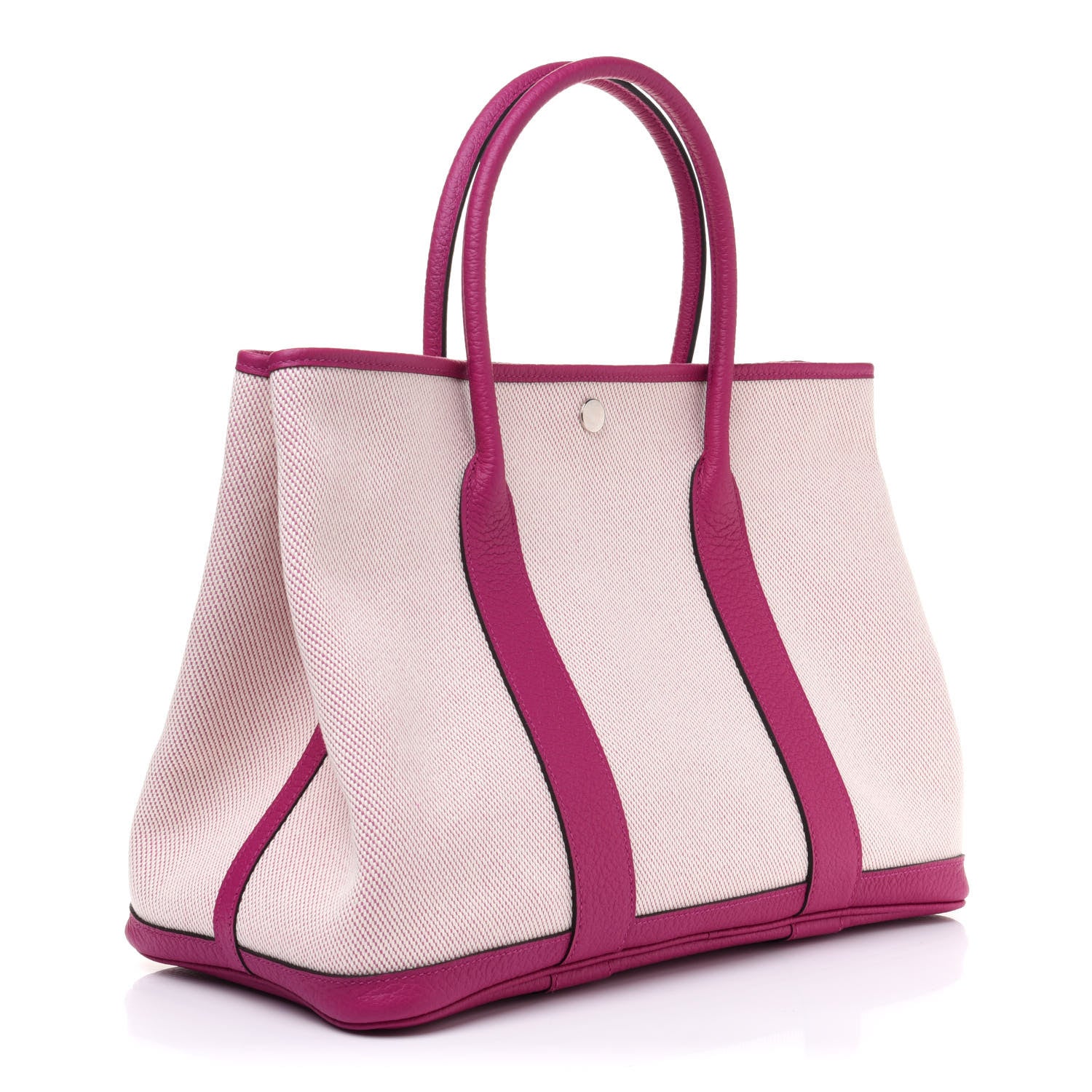Hermes Toile Negonda Garden Party Tote 36 MM Ecru Rose Pourpre 3 of 11