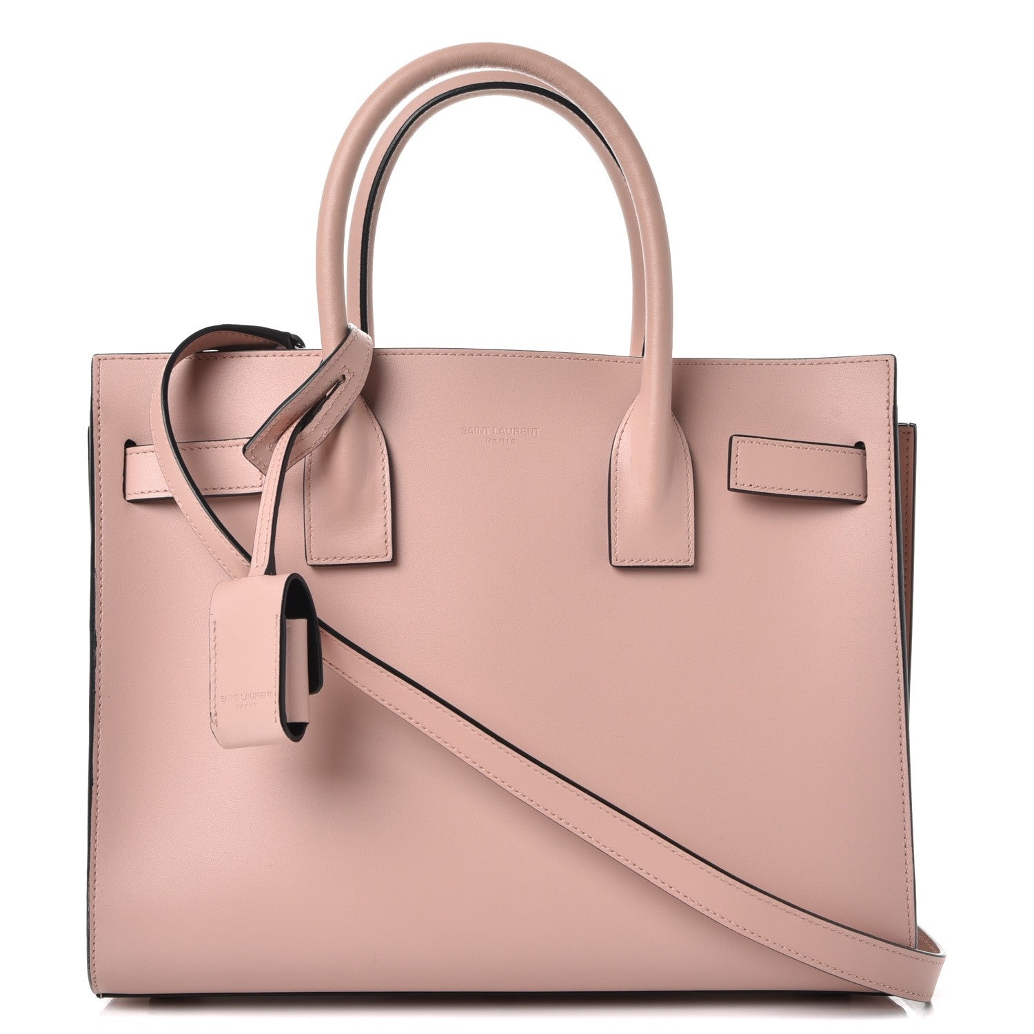 Saint Laurent Smooth Calfskin Baby Sac De Jour Pale Pink 1 of 8