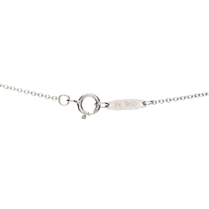 Tiffany Platinum Diamond Aquamarine Paper Flowers Pendant Necklace 5 of 5