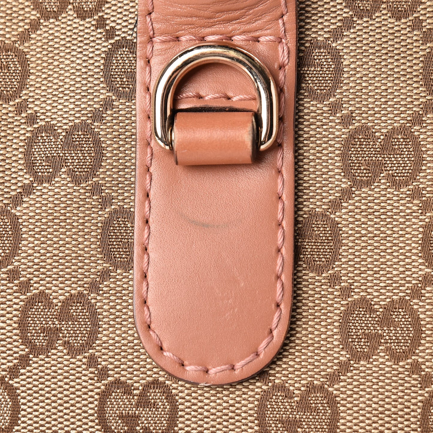 Monogram Heart Bit Charm Top Handle Tote Coral