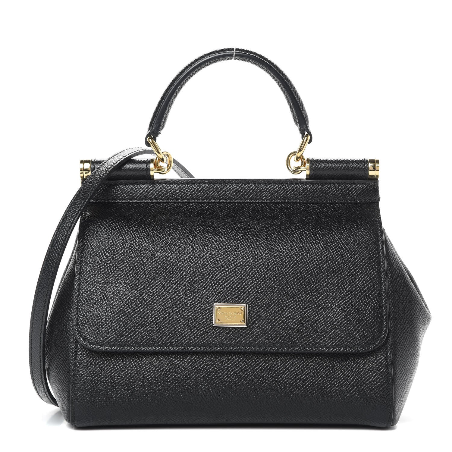 Dolce & Gabbana Dauphine Mini Miss Sicily Satchel Black 1 of 10