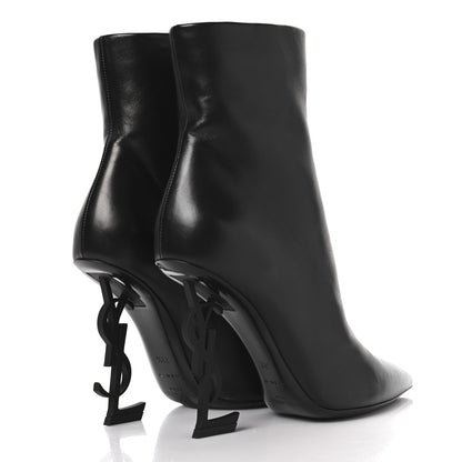 Saint Laurent Nappa Vendome Opyum 110 Ankle Boots 38.5 Black 5 of 9