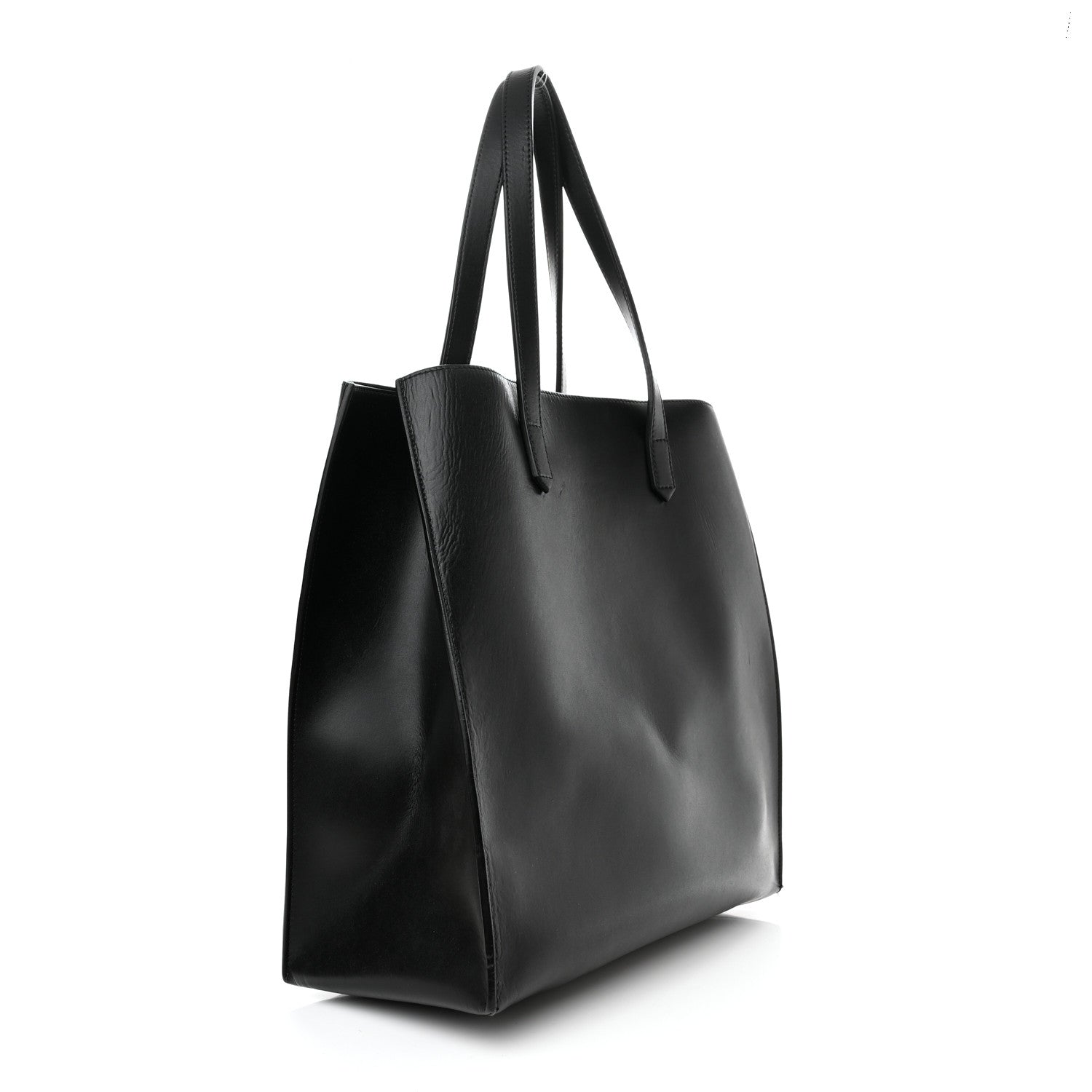 Givenchy Calfskin Logo Debossed Tote Black 3 of 11