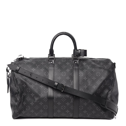 Louis Vuitton Monogram Eclipse Keepall Bandouliere 45 1 of 10