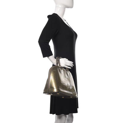 Louis Vuitton Vernis Alma PM Gris Art Deco 2 of 11